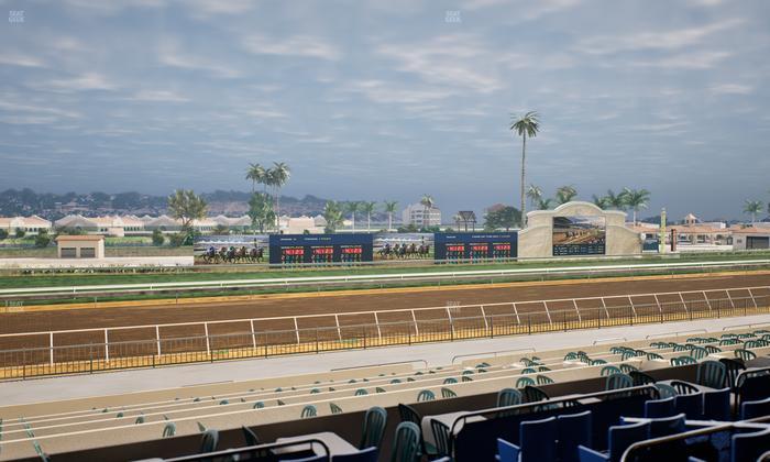 Del Mar Thoroughbred Club - Section Stretch Run Box 41 C Lvl 2 Seat View