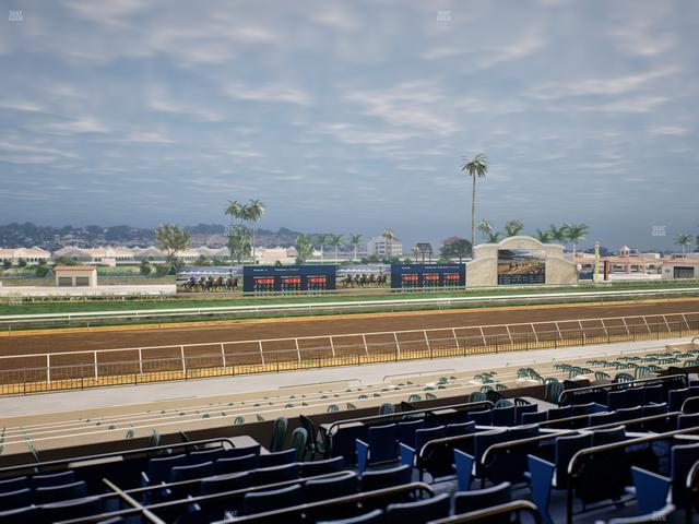 Del Mar Thoroughbred Club - Section Stretch Run Box 41 E Lvl 2 Seat View