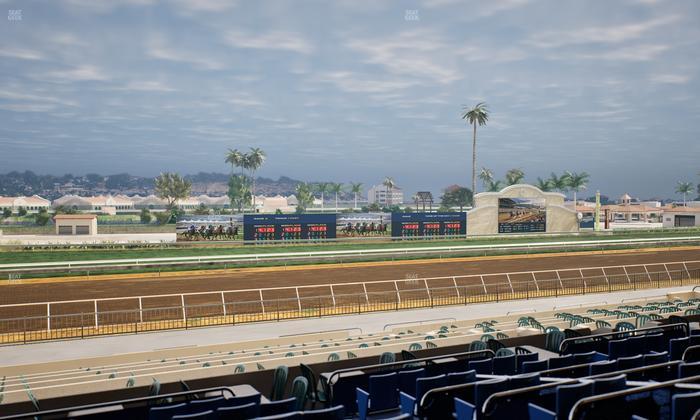 Del Mar Thoroughbred Club - Section Stretch Run Box 41 E Lvl 2 Seat View