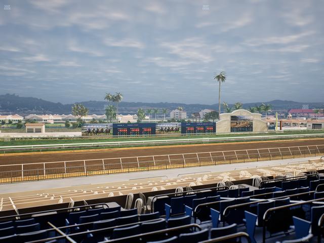 Del Mar Thoroughbred Club - Section Stretch Run Box 41 E Lvl 2 Seat View