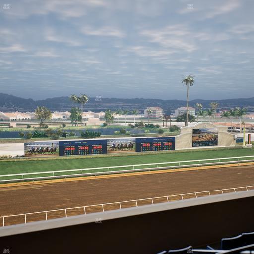Del Mar Thoroughbred Club - Section Stretch Run Box 41 L Lvl 4 Seat View