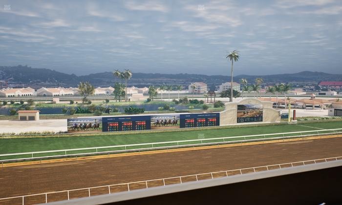 Del Mar Thoroughbred Club - Section Stretch Run Box 41 L Lvl 4 Seat View