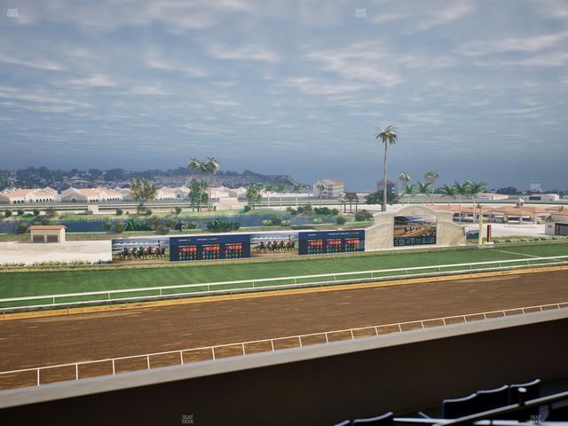 Del Mar Thoroughbred Club - Section Stretch Run Box 41 L Lvl 4 Seat View