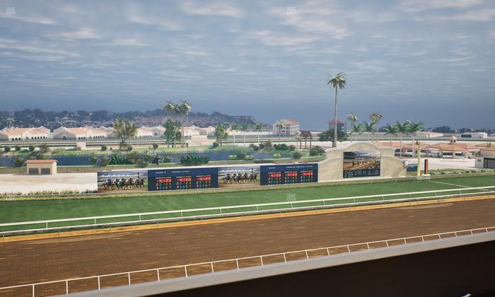 Del Mar Thoroughbred Club - Section Stretch Run Box 41 L Lvl 4 Seat View
