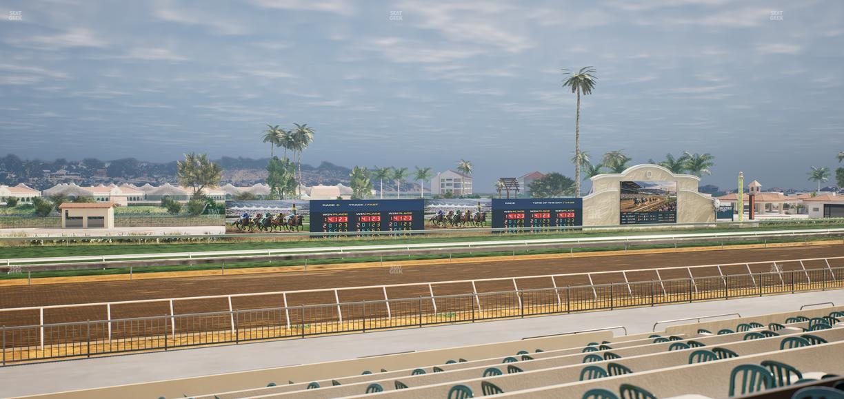 Del Mar Thoroughbred Club - Section Stretch Run Box 42 A Lvl 2 Seat View
