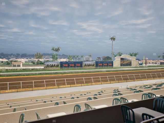 Del Mar Thoroughbred Club - Section Stretch Run Box 42 A Lvl 2 Seat View