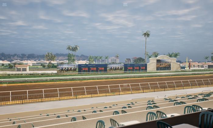 Del Mar Thoroughbred Club - Section Stretch Run Box 42 A Lvl 2 Seat View