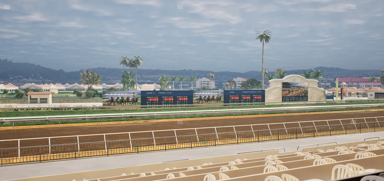Del Mar Thoroughbred Club - Section Stretch Run Box 42 A Lvl 2 Seat View