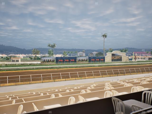 Del Mar Thoroughbred Club - Section Stretch Run Box 42 A Lvl 2 Seat View