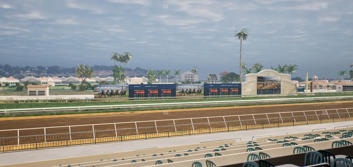 Del Mar Thoroughbred Club - Section Stretch Run Box 42 B Lvl 2 Seat View