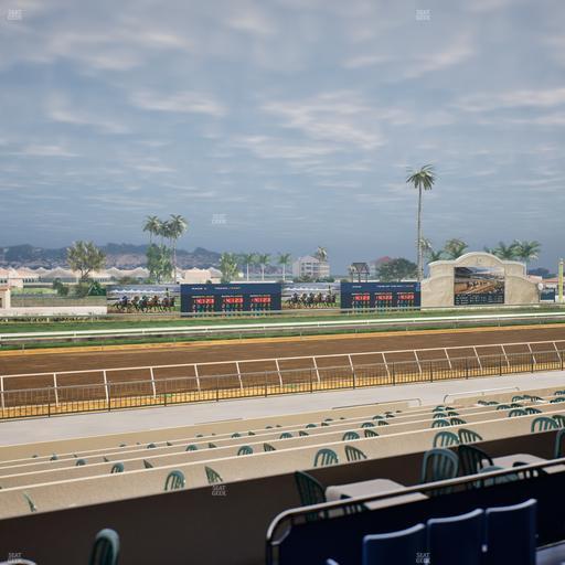 Del Mar Thoroughbred Club - Section Stretch Run Box 42 B Lvl 2 Seat View