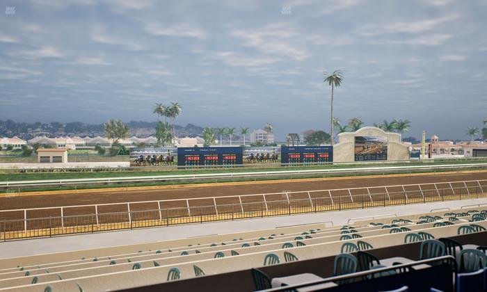 Del Mar Thoroughbred Club - Section Stretch Run Box 42 B Lvl 2 Seat View