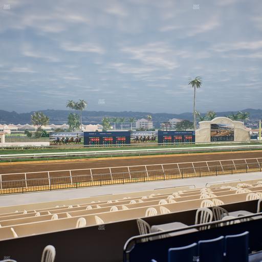 Del Mar Thoroughbred Club - Section Stretch Run Box 42 B Lvl 2 Seat View