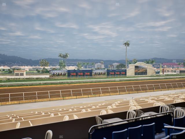 Del Mar Thoroughbred Club - Section Stretch Run Box 42 B Lvl 2 Seat View