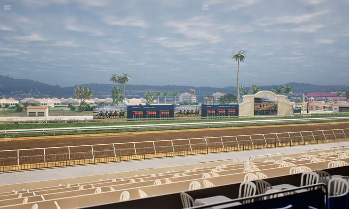 Del Mar Thoroughbred Club - Section Stretch Run Box 42 B Lvl 2 Seat View