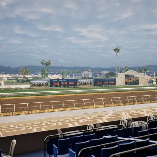 Del Mar Thoroughbred Club - Section Stretch Run Box 42 C Lvl 2 Seat View