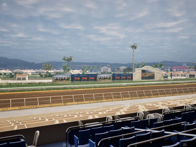 Del Mar Thoroughbred Club - Section Stretch Run Box 42 C Lvl 2 Seat View