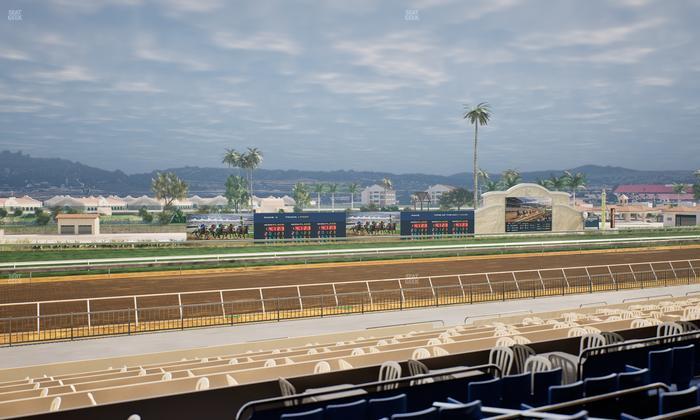 Del Mar Thoroughbred Club - Section Stretch Run Box 42 C Lvl 2 Seat View