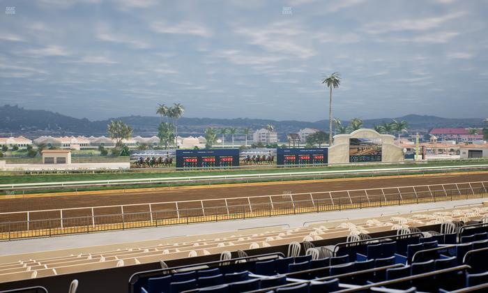 Del Mar Thoroughbred Club - Section Stretch Run Box 42 D Lvl 2 Seat View