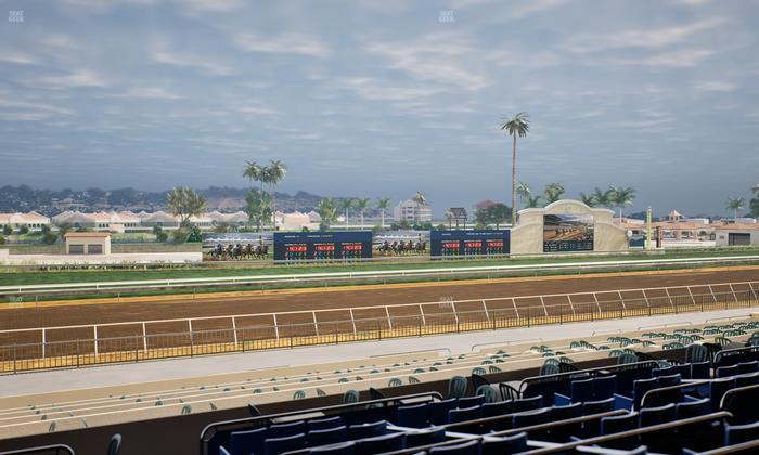 Del Mar Thoroughbred Club - Section Stretch Run Box 42 D Lvl 2 Seat View