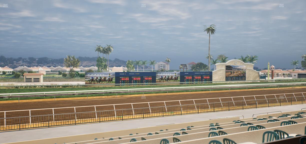 Del Mar Thoroughbred Club - Section Stretch Run Box 43 A Lvl 2 Seat View