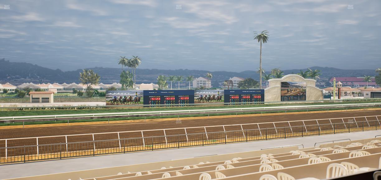 Del Mar Thoroughbred Club - Section Stretch Run Box 43 A Lvl 2 Seat View