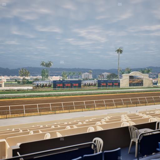 Del Mar Thoroughbred Club - Section Stretch Run Box 43 B Lvl 2 Seat View