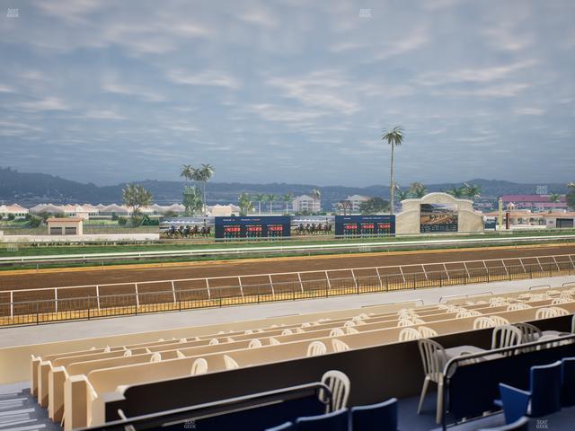 Del Mar Thoroughbred Club - Section Stretch Run Box 43 B Lvl 2 Seat View