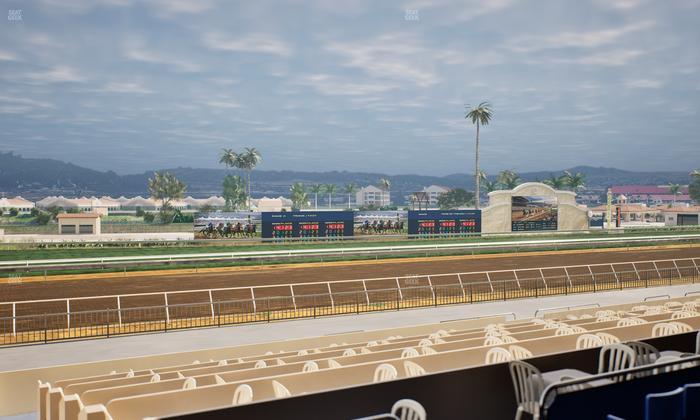 Del Mar Thoroughbred Club - Section Stretch Run Box 43 B Lvl 2 Seat View