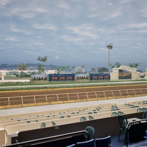 Del Mar Thoroughbred Club - Section Stretch Run Box 43 B Lvl 2 Seat View