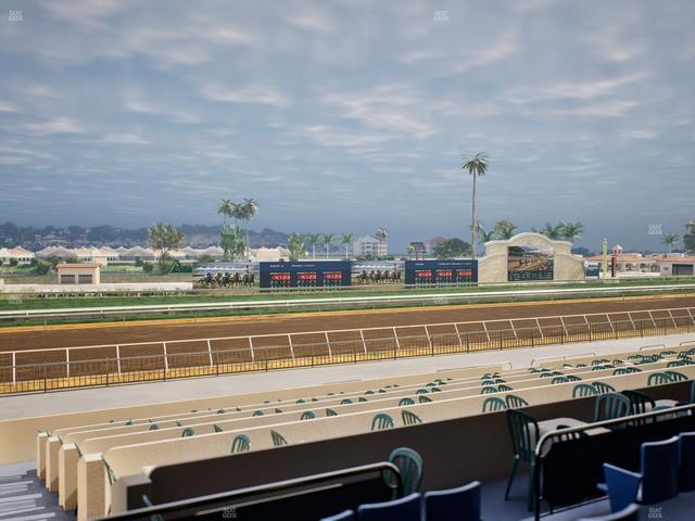 Del Mar Thoroughbred Club - Section Stretch Run Box 43 B Lvl 2 Seat View