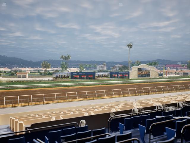 Del Mar Thoroughbred Club - Section Stretch Run Box 43 C Lvl 2 Seat View
