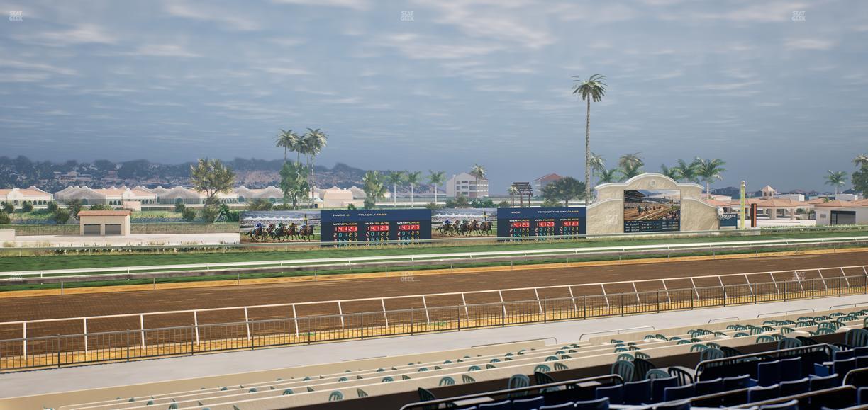 Del Mar Thoroughbred Club - Section Stretch Run Box 43 D Lvl 2 Seat View