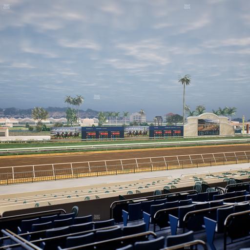 Del Mar Thoroughbred Club - Section Stretch Run Box 43 D Lvl 2 Seat View