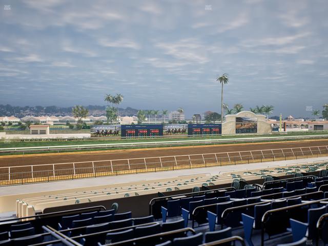 Del Mar Thoroughbred Club - Section Stretch Run Box 43 D Lvl 2 Seat View