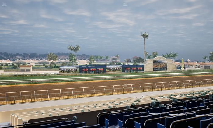 Del Mar Thoroughbred Club - Section Stretch Run Box 43 D Lvl 2 Seat View