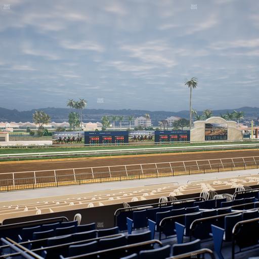 Del Mar Thoroughbred Club - Section Stretch Run Box 43 D Lvl 2 Seat View