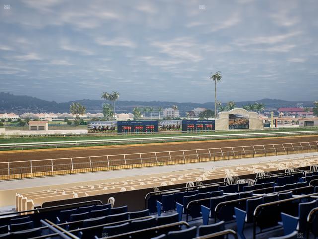 Del Mar Thoroughbred Club - Section Stretch Run Box 43 D Lvl 2 Seat View