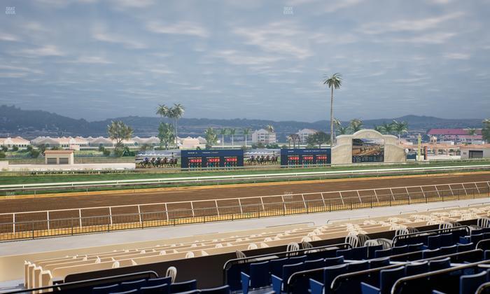 Del Mar Thoroughbred Club - Section Stretch Run Box 43 D Lvl 2 Seat View