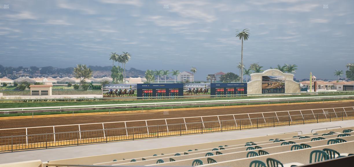 Del Mar Thoroughbred Club - Section Stretch Run Box 44 A Lvl 2 Seat View