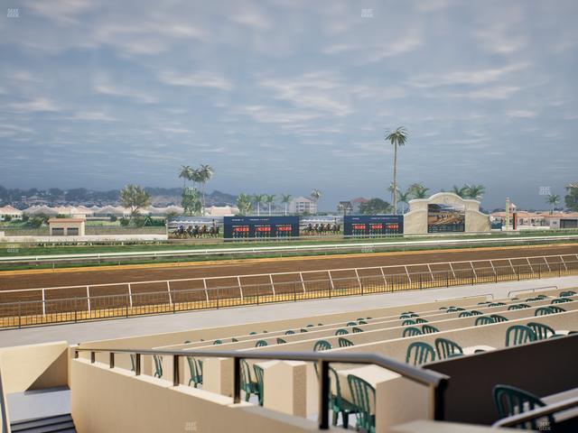 Del Mar Thoroughbred Club - Section Stretch Run Box 44 A Lvl 2 Seat View