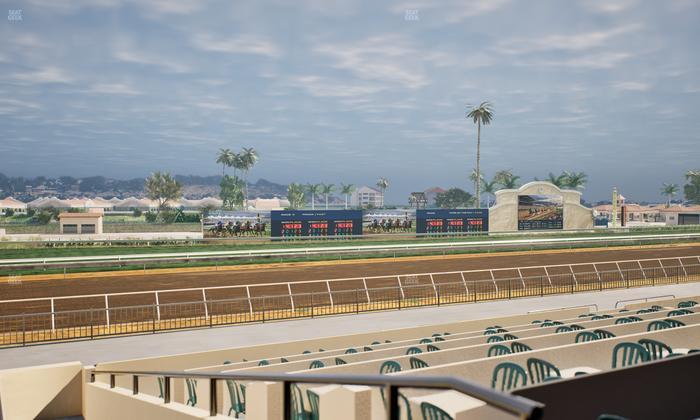 Del Mar Thoroughbred Club - Section Stretch Run Box 44 A Lvl 2 Seat View