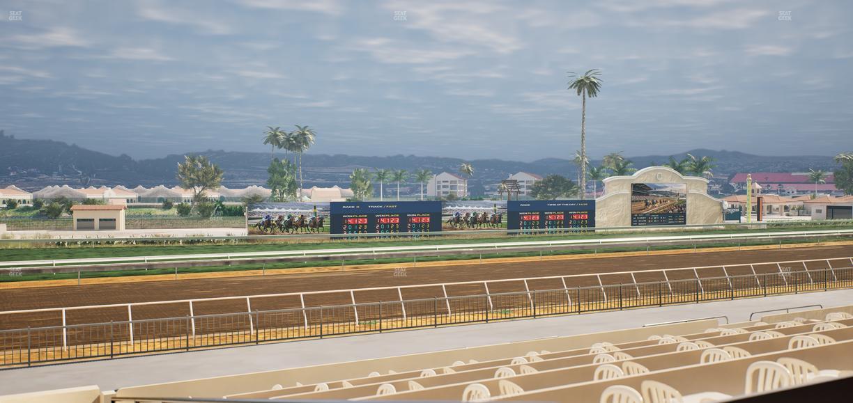 Del Mar Thoroughbred Club - Section Stretch Run Box 44 A Lvl 2 Seat View
