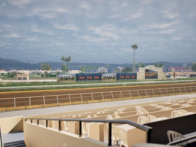 Del Mar Thoroughbred Club - Section Stretch Run Box 44 A Lvl 2 Seat View