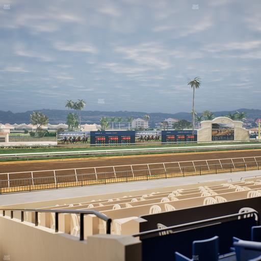 Del Mar Thoroughbred Club - Section Stretch Run Box 44 B Lvl 2 Seat View
