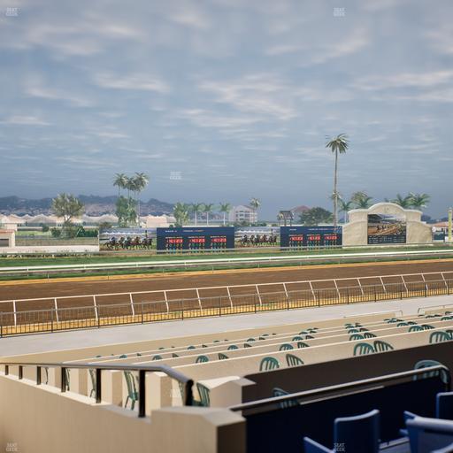 Del Mar Thoroughbred Club - Section Stretch Run Box 44 B Lvl 2 Seat View