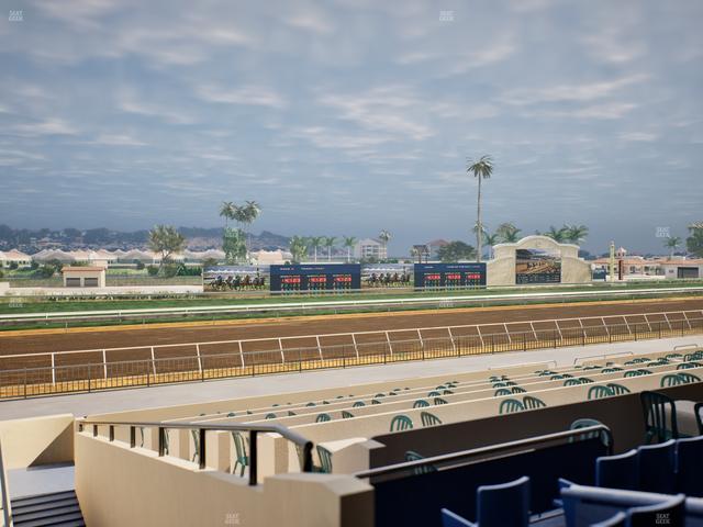 Del Mar Thoroughbred Club - Section Stretch Run Box 44 B Lvl 2 Seat View