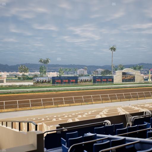 Del Mar Thoroughbred Club - Section Stretch Run Box 44 C Lvl 2 Seat View