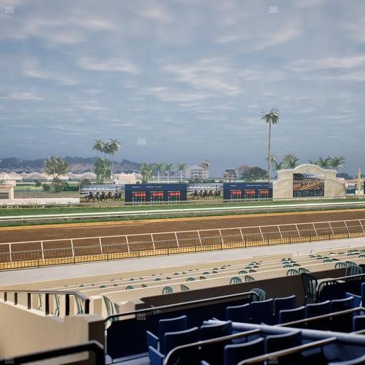 Del Mar Thoroughbred Club - Section Stretch Run Box 44 C Lvl 2 Seat View