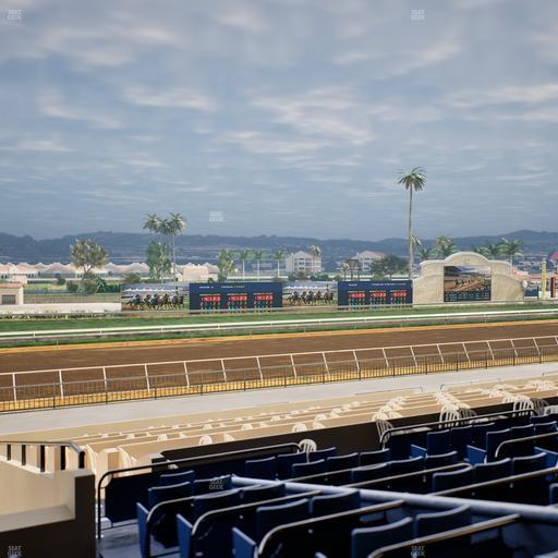 Del Mar Thoroughbred Club - Section Stretch Run Box 44 D Lvl 2 Seat View